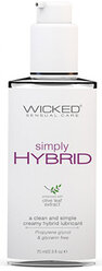 68842 Wicked Simply Hybrid, 70 мл. Водно-силиконовый лубрикант