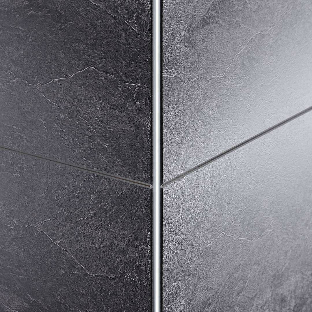 Профиль для плитки Y-образный "Мерседес" алюминиевый, до 10мм, 2,7м, ПО-97, Анод серебро матовое - фотография № 5