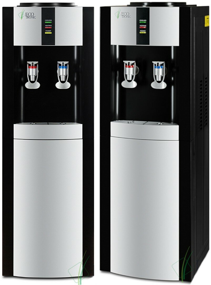 Кулер для воды с холодильником Ecotronic H1-LF Black