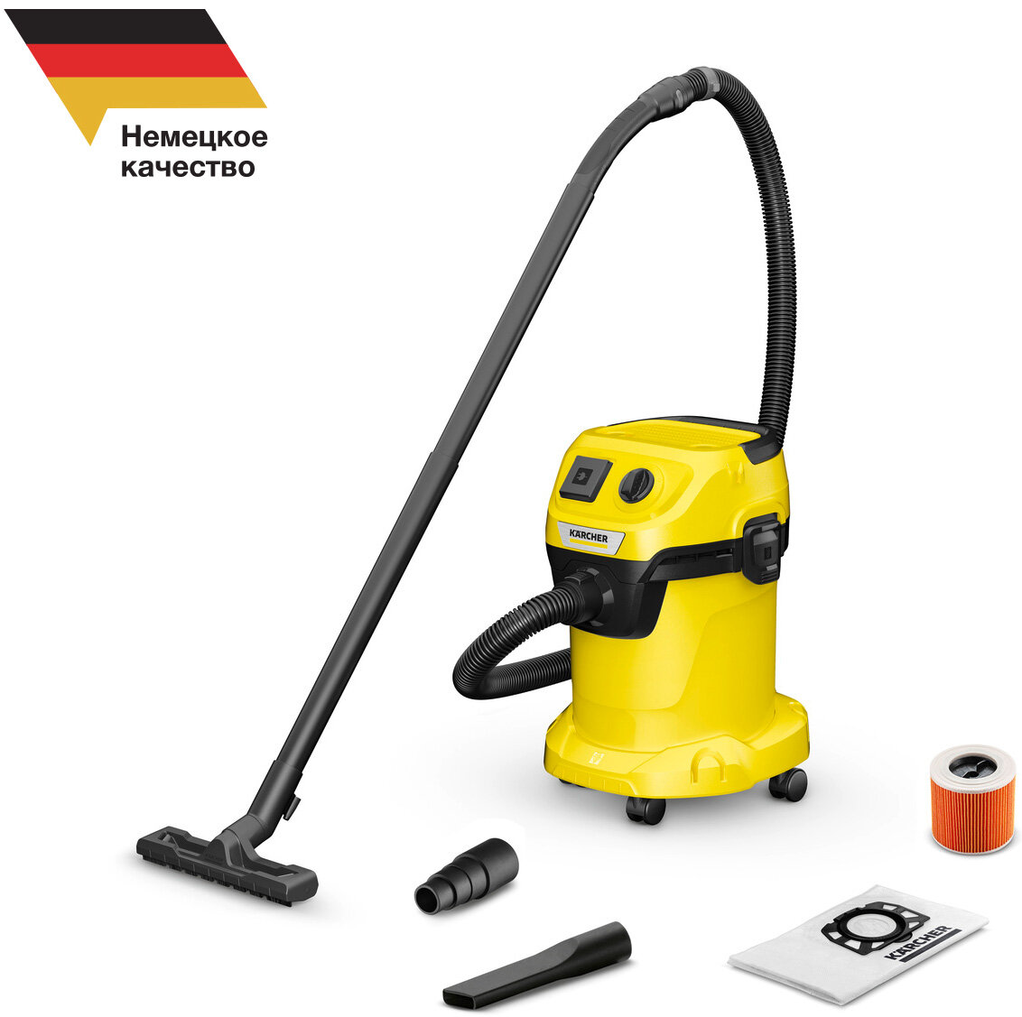 Строительный пылесос Karcher WD 3 P V-17/4/20 1.628-170.0