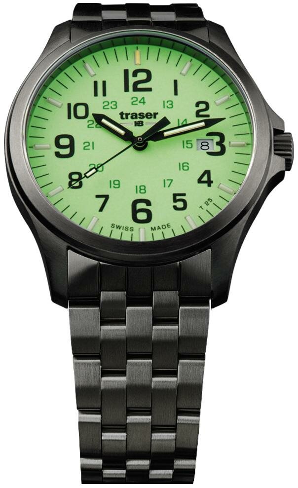 Мужские часы Traser P67 Officer Pro GunMetal Lime 107865
