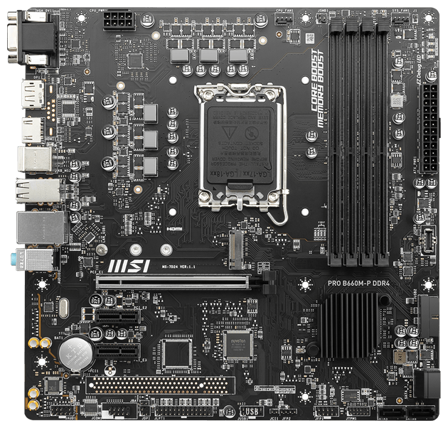 MSI PRO B660M-P DDR4 S1700 B660 DDR4 mATX