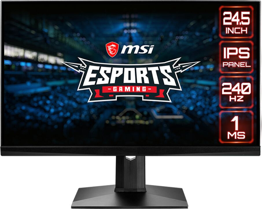 Монитор MSI 24.5" Optix MAG251RX IPS 1920x1080 240Hz G-Sync FreeSync 400cd/m2 16:9