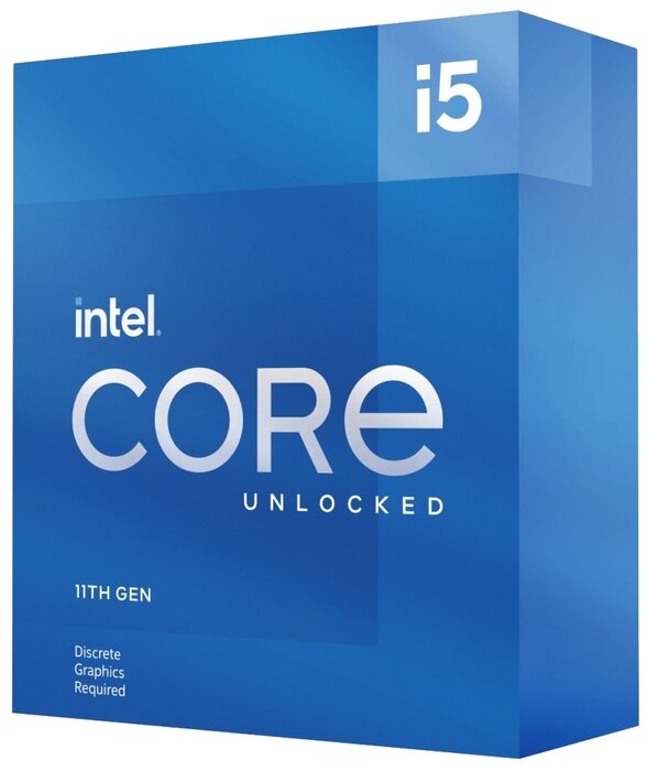 Intel Процессор Intel Core i5-11600KF (3.90ГГц, 12МБ) Socket1200 (без кулера) (ret)