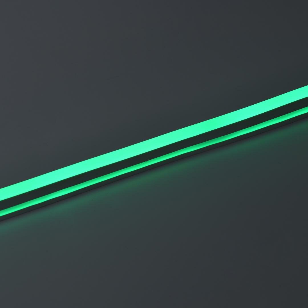 Комплект светодиодной ленты IEK Неон 2835G120 120 диод 8 Вт/м 220 В 80 мм IP65 10 м зеленый свет - фотография № 4