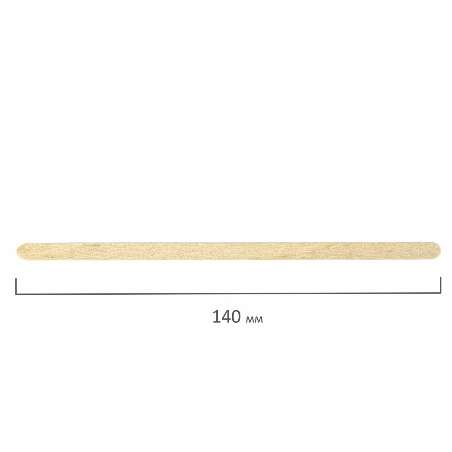 Размешиватель одноразовый Белый Аист деревянный 140 мм, 1000 шт (70) - фотография № 6
