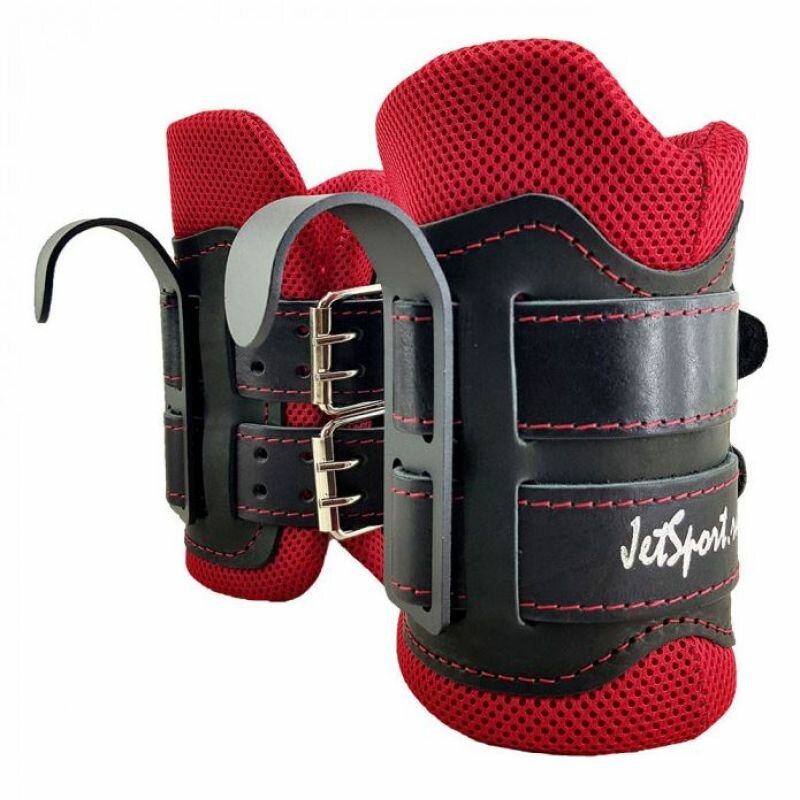 Фитнес. Аксессуары JtSport Гравитационные ботинки F103S черные с красной накладкой