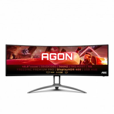 Монитор 49" AOC AG493QCX Curved 1800R, Black