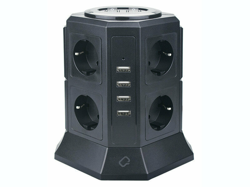 Qumo Power Tower Pro 8SP4U P-0002 8 Sockets 2m 30557