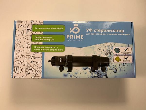 Prime Стерилизатор УФ PRIME для аквариумов до 450 л, 9 Вт