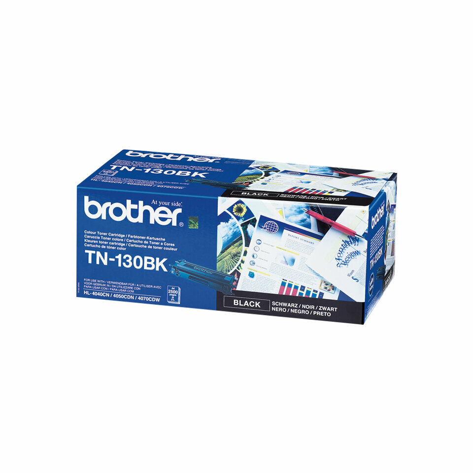 Картридж для печати Brother Картридж Brother Tn-130BK TN130BK вид печати лазерный, цвет Черный, емкость