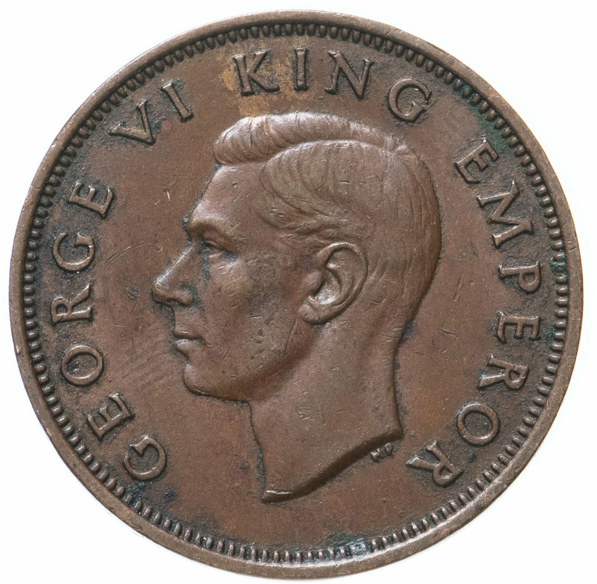 Новая Зеландия 1/2 пенни (penny) 1940