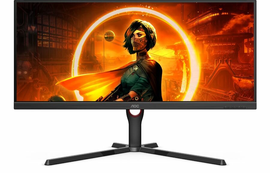 Монитор AOC Gaming U34G3XM/EU 34", черный/красный