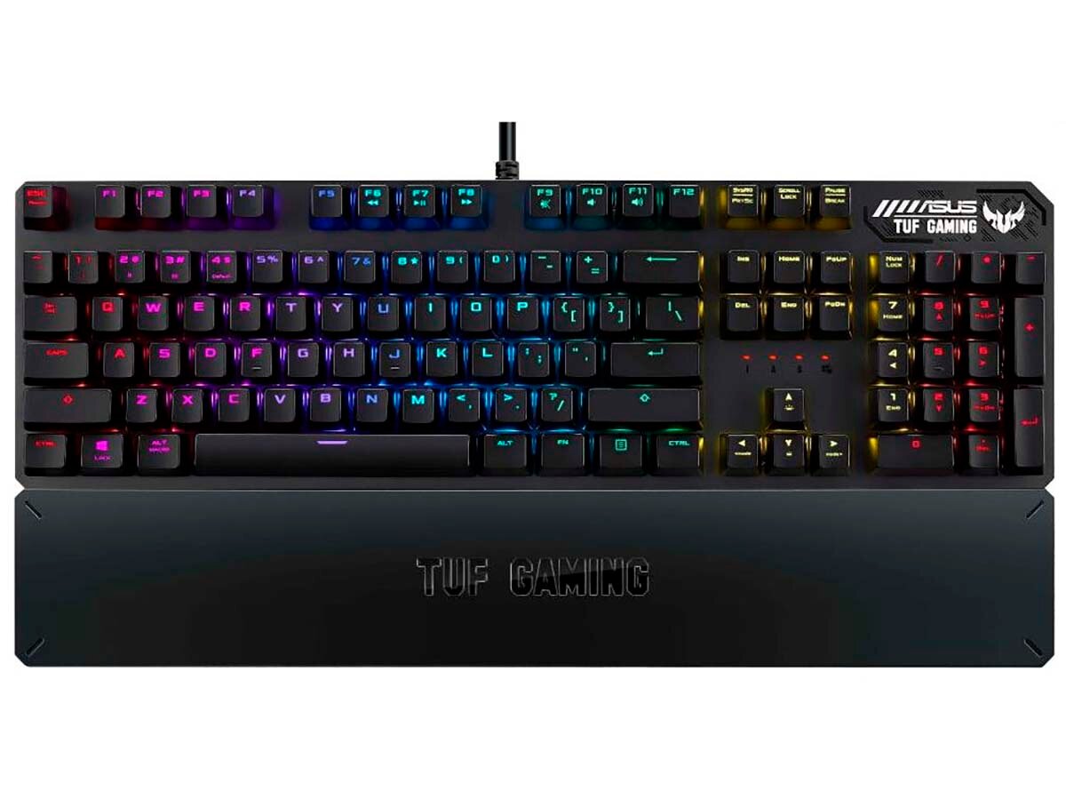 Клавиатура проводная ASUS TUF Gaming K3, USB, Серый, 90MP01Q0-BKRA00