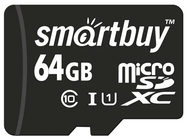 Карта памяти SmartBuy Classic Series microSDHC 64 ГБ Class 10