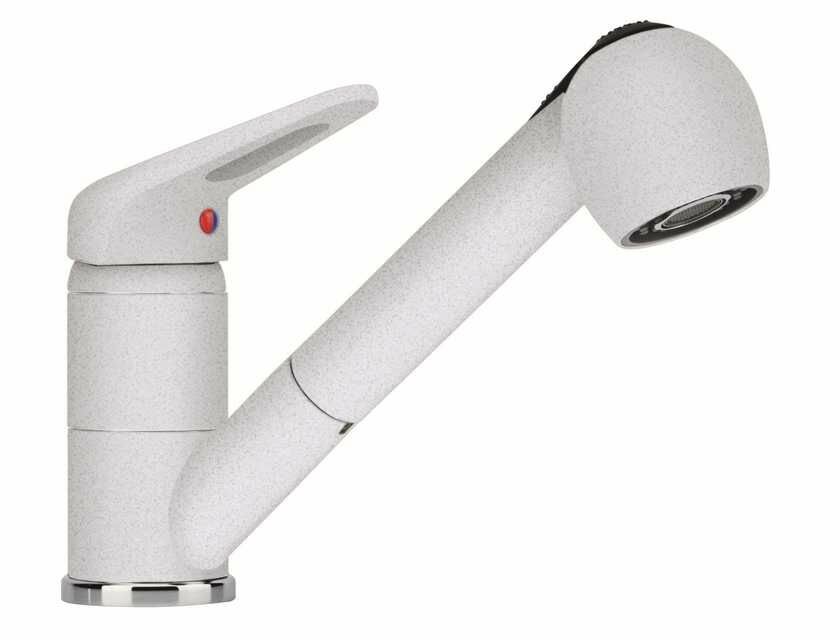 Смеситель Franke NOVARA PLUS, белый, с выдв.шлангом (115.0470.669)