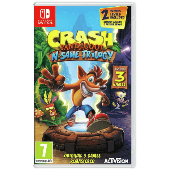 Игра NINTENDO для Switch Crash Bandicoot N. Sane Trilogy - Includes 2 Bonus Levels