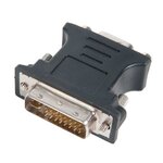 Переходник/адаптер DVI-I-VGA Cablexpert A-DVI-VGA-BK, 29M/15F, черный, пакет, [Cablexpert] A-DVI-VGA-BK - изображение