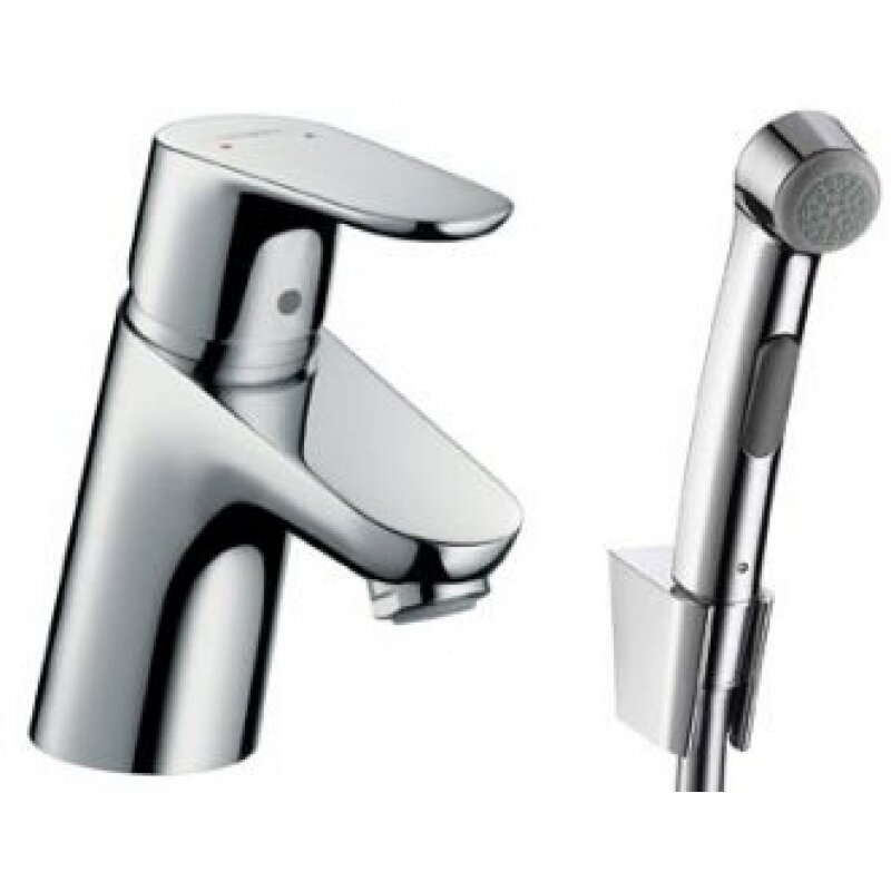 Смеситель для раковины с гигиеническим душем HANSGROHE FOCUS E2 (31926000)