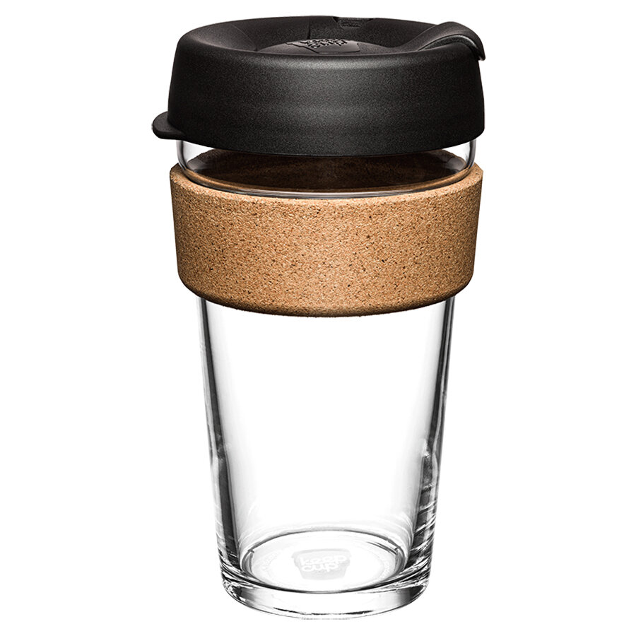 Кружка keepcup brew cork l 454 мл black