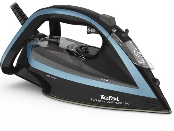 Утюг Tefal FV5695E1, черный/голубой