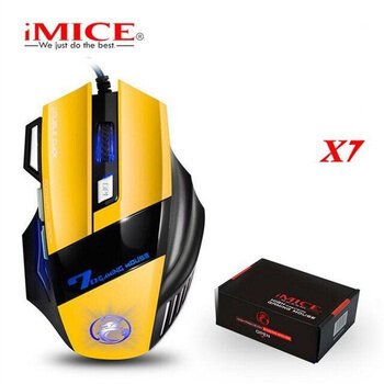 Игровая мышь IMICE X7, желтый