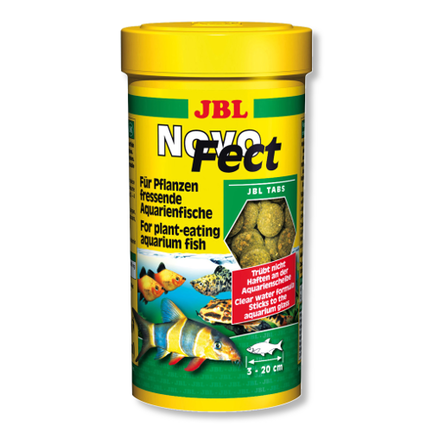 JBL NovoFect - Корм для растительноядных акв. рыб и креветок, таблетки, 1л