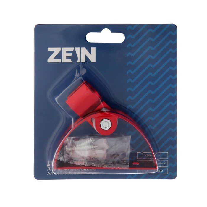 Держатель для душевой лейки ZEIN Z64, регулируемый, алюминий, красный - фотография № 3