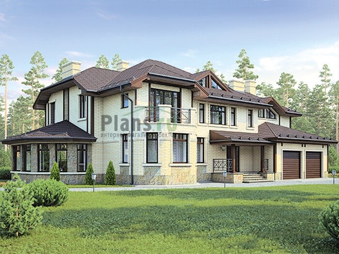 Проект дома Plans-59-21 (555 кв.м, газобетон) - фотография № 1