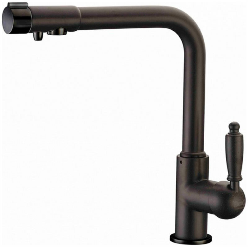 Кухонный смеситель Zorg ZR 320 YF-33 черныйметалл