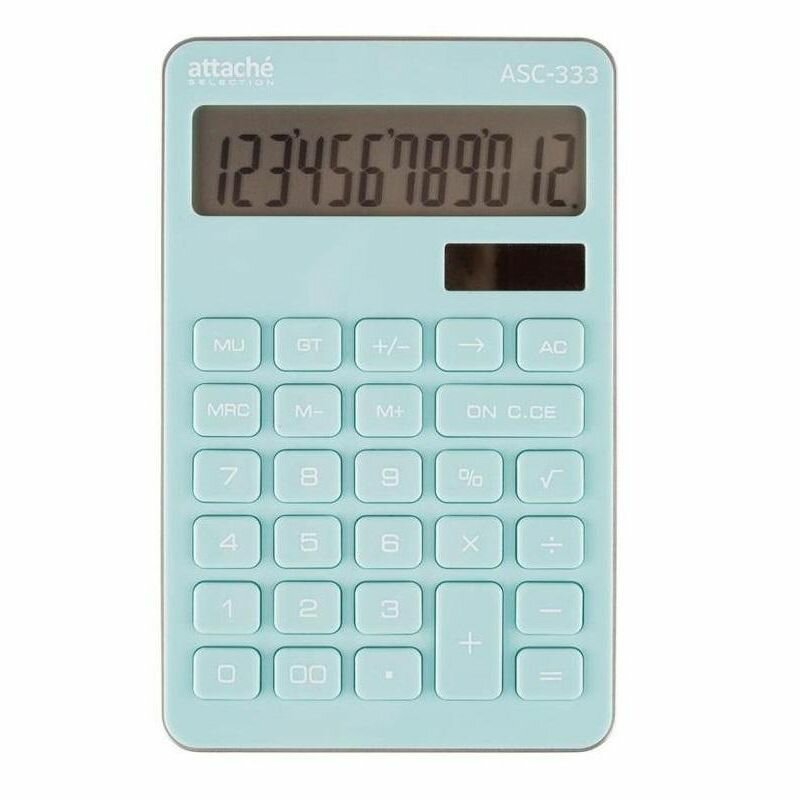 Калькулятор настоль. Компакт Attache Selection ASС-333.12р дв. пит170×108гол