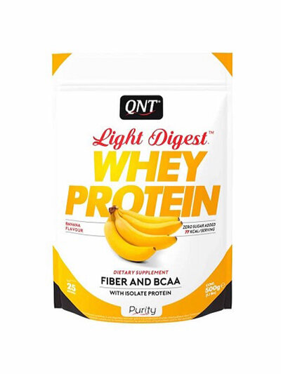 QNT Whey Protein Light Digest, 500 g (банан)