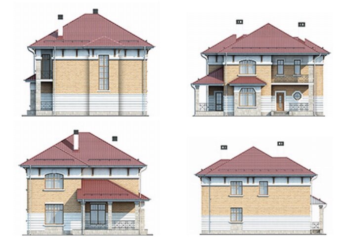 Проект дома Plans-44-31 (183 кв.м, кирпич) - фотография № 3