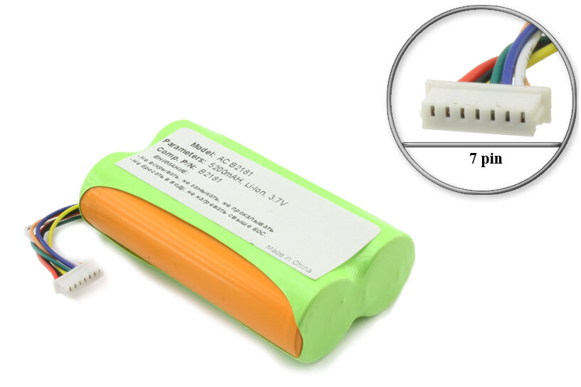 Аккумуляторная батарея (AC B2181) 3.7V для автономного регистратора выбытия маркировки Честный Знак