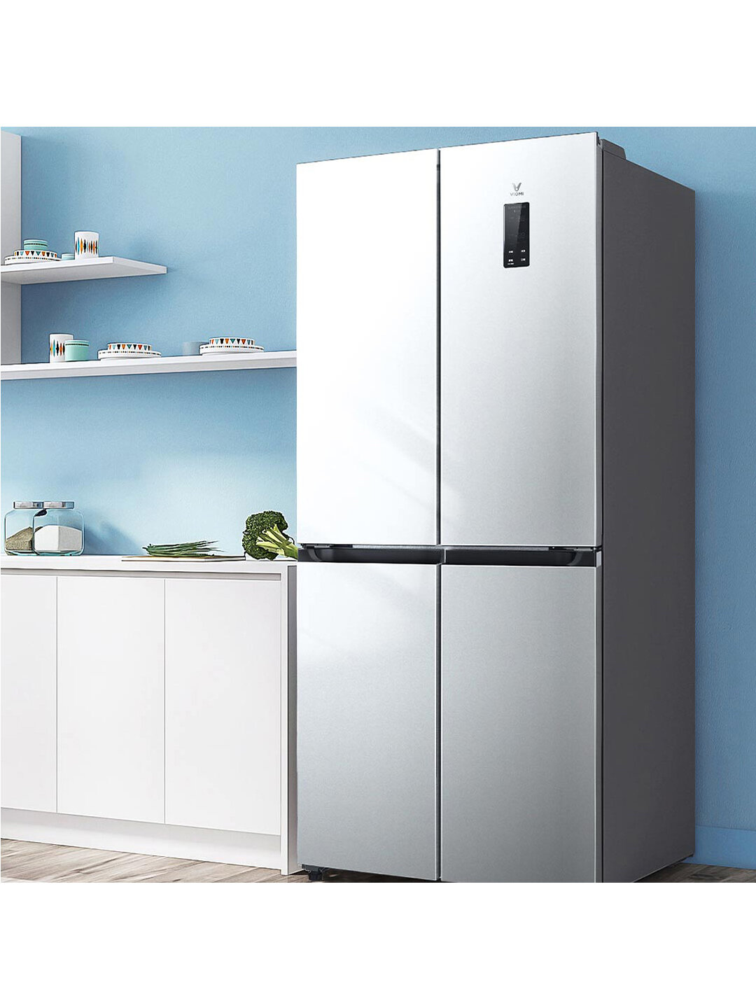 Умный холодильник Xiaomi Viomi Yunmi Smart Inverter Fridge Refrigerator 410L (BCD-410WMSAZ02A) - фотография № 4