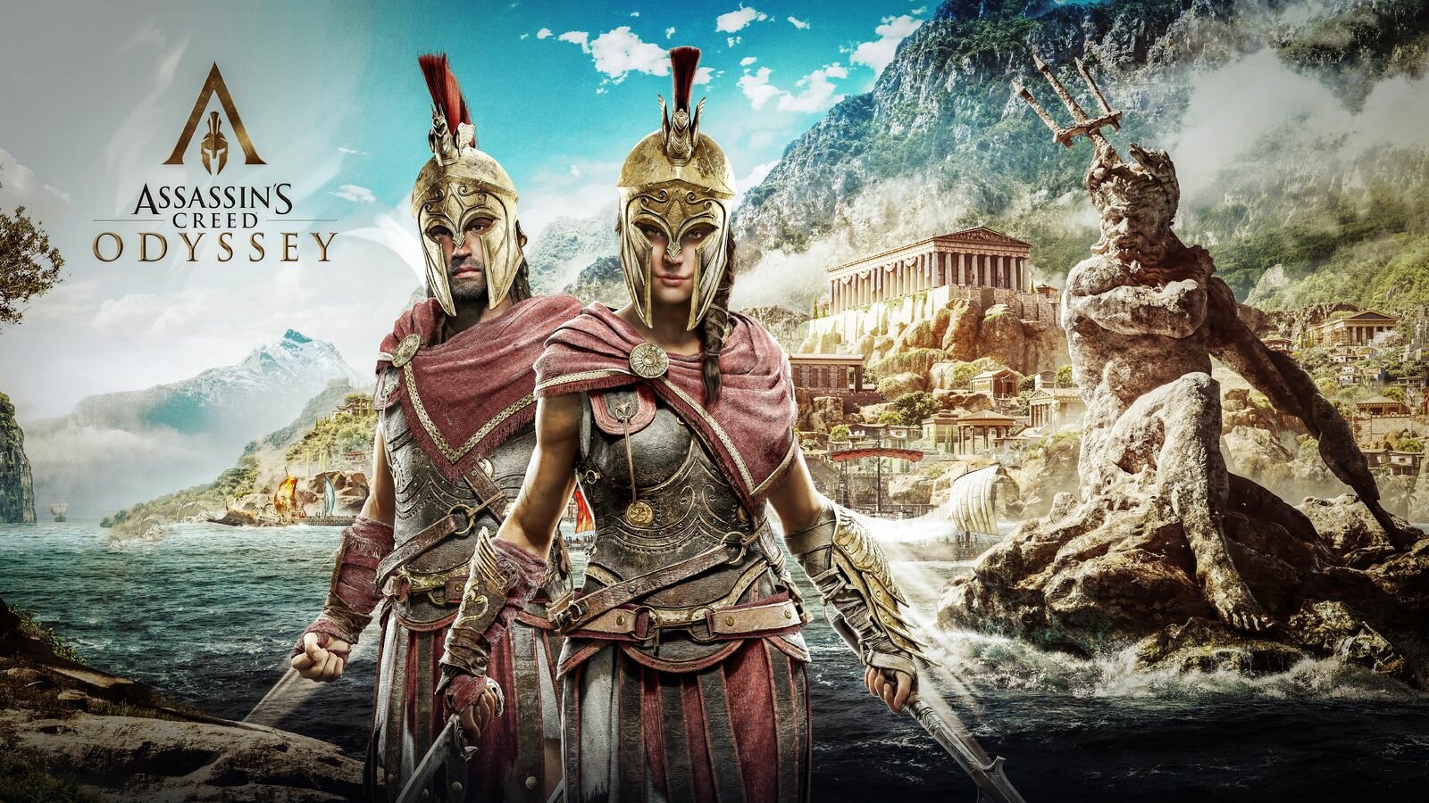 Фотообои Уютная стена "Assassin's Creed Odyssey" 480х270 см Бесшовные Премиум (единым полотном) - фотография № 1