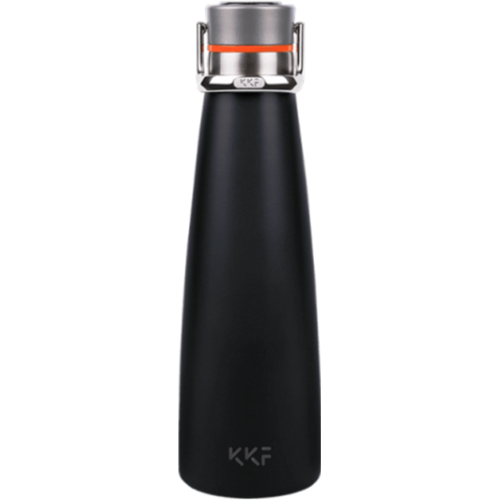 Термобутылка с OLED-дисплеем KISSKISSFISH SMART VACUUM BOTTLE, 6939427200400, черная 0,47 л