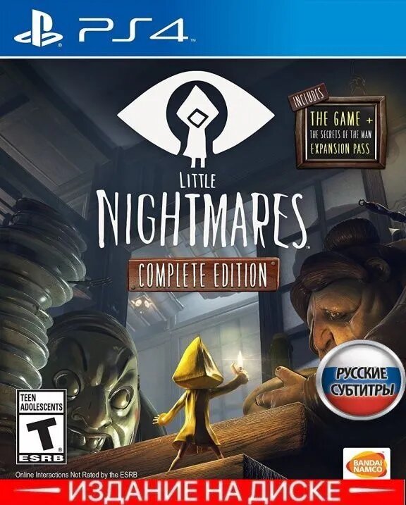 Игра Bandai Namco Little Nightmares. Complete Edition для PlayStation 4(PS4)русские субтитры