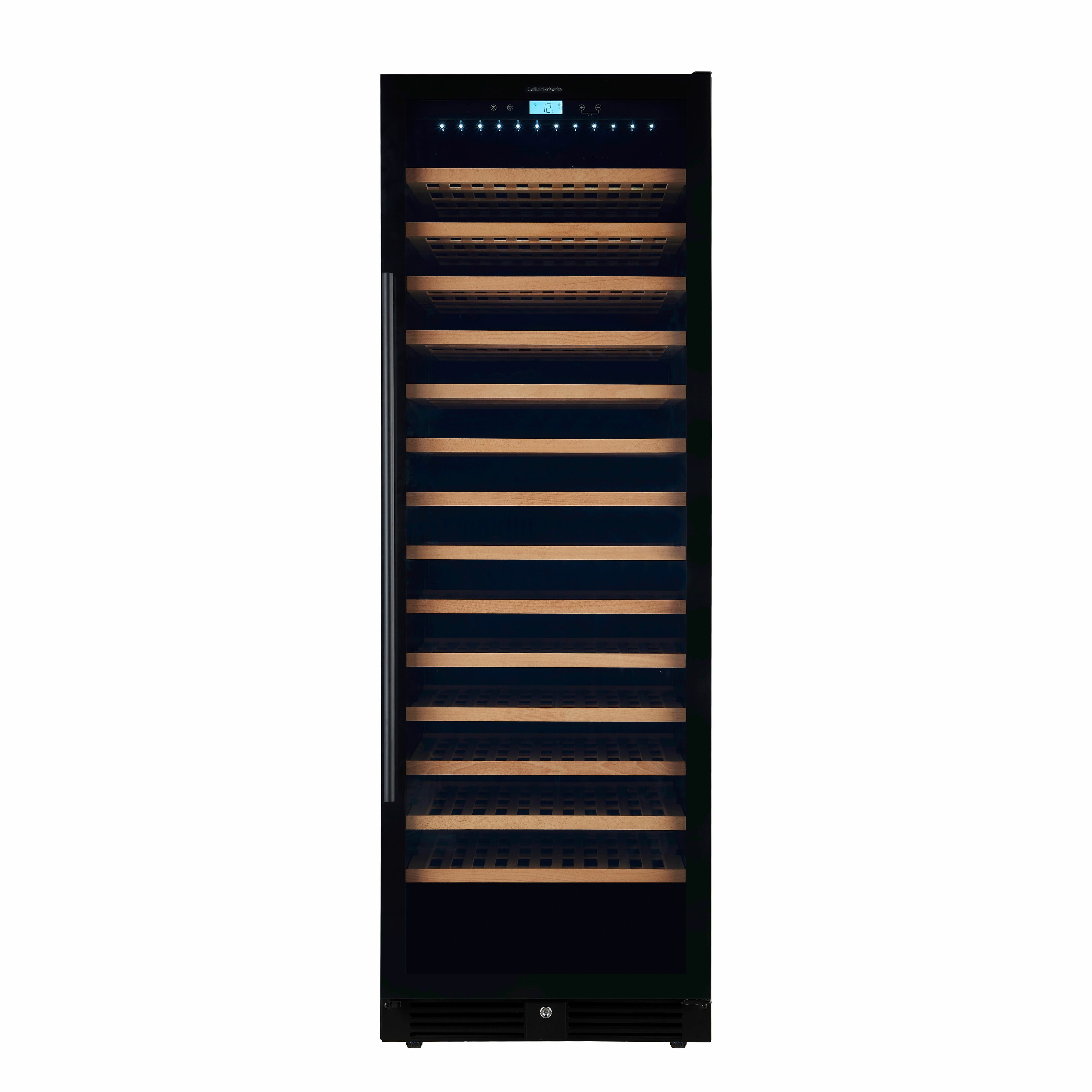 Винный шкаф Cellar Private CP165-1TB, встраиваемый, однотемпературный, 165бут, черный. - фотография № 8