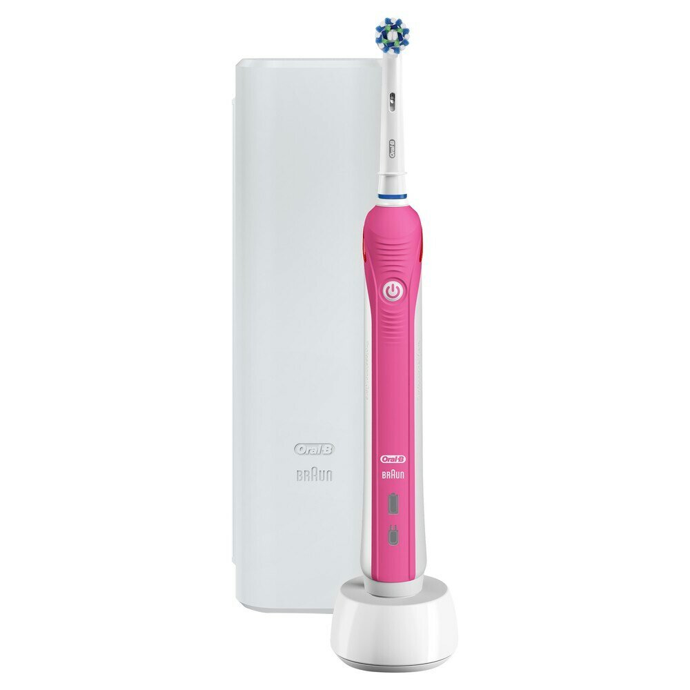 Электрическая зубная щетка Oral-B Pro 2500 Pink Cross Action