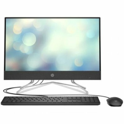 Моноблок HP All-in-One 22-df0094ur AMD Athlon Silver 3050U, 2.3 GHz - 3.2 GHz, 4096 Mb, 256 Gb SSD, 21.5" Full HD 1920x1080, DVD нет, AMD Radeon, DOS, черный, 5.7 кг, 465K4EA