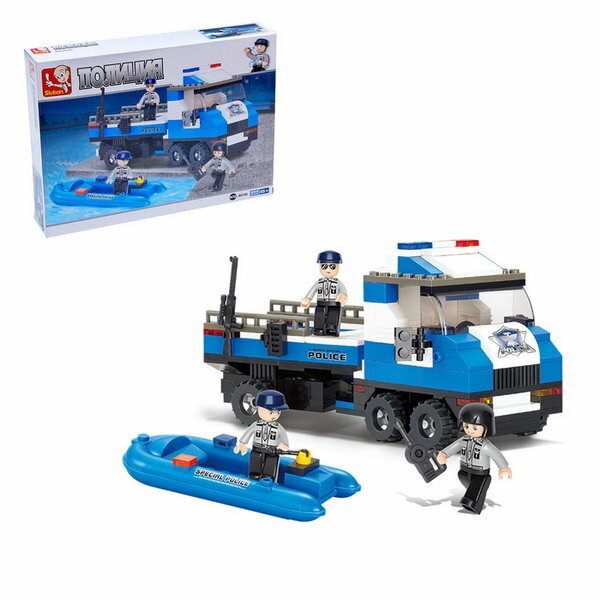 Конструктор "Полицейский спецназ: грузовик", 202 детали