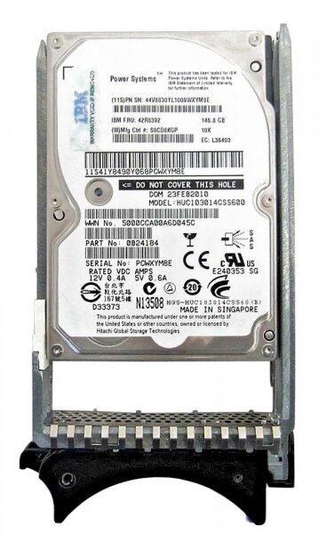 Жесткий диск IBM 43X0829 146,8Gb 10000 SAS 2,5" HDD
