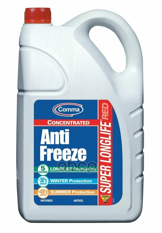 Comma Super Ll Red - Antifreeze (5L)_! ,  Tl774d, Wss-M97b44-D, Mb 325.3 COMMA . SLA5L