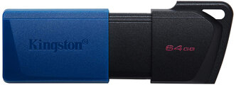 USB Flash Drive 64Gb - Kingston USB 3.2 Gen 1 DataTraveler Exodia M Black-Blue DTXM/64GB