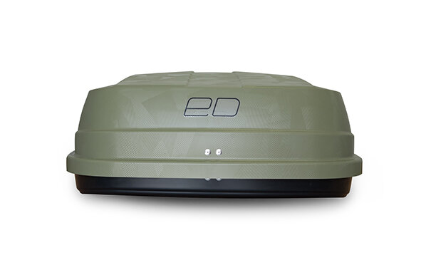 Багажный бокс на крышу ED Магнум 390 (390 л) 185х84х42см хаки тиснение "камуфляж" (быстросъём) арт ED5-073B