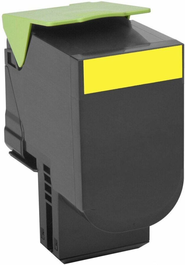 Картридж для печати Lexmark Картридж Lexmark 808HC 80C8HYE вид печати лазерный, цвет Желтый, емкость