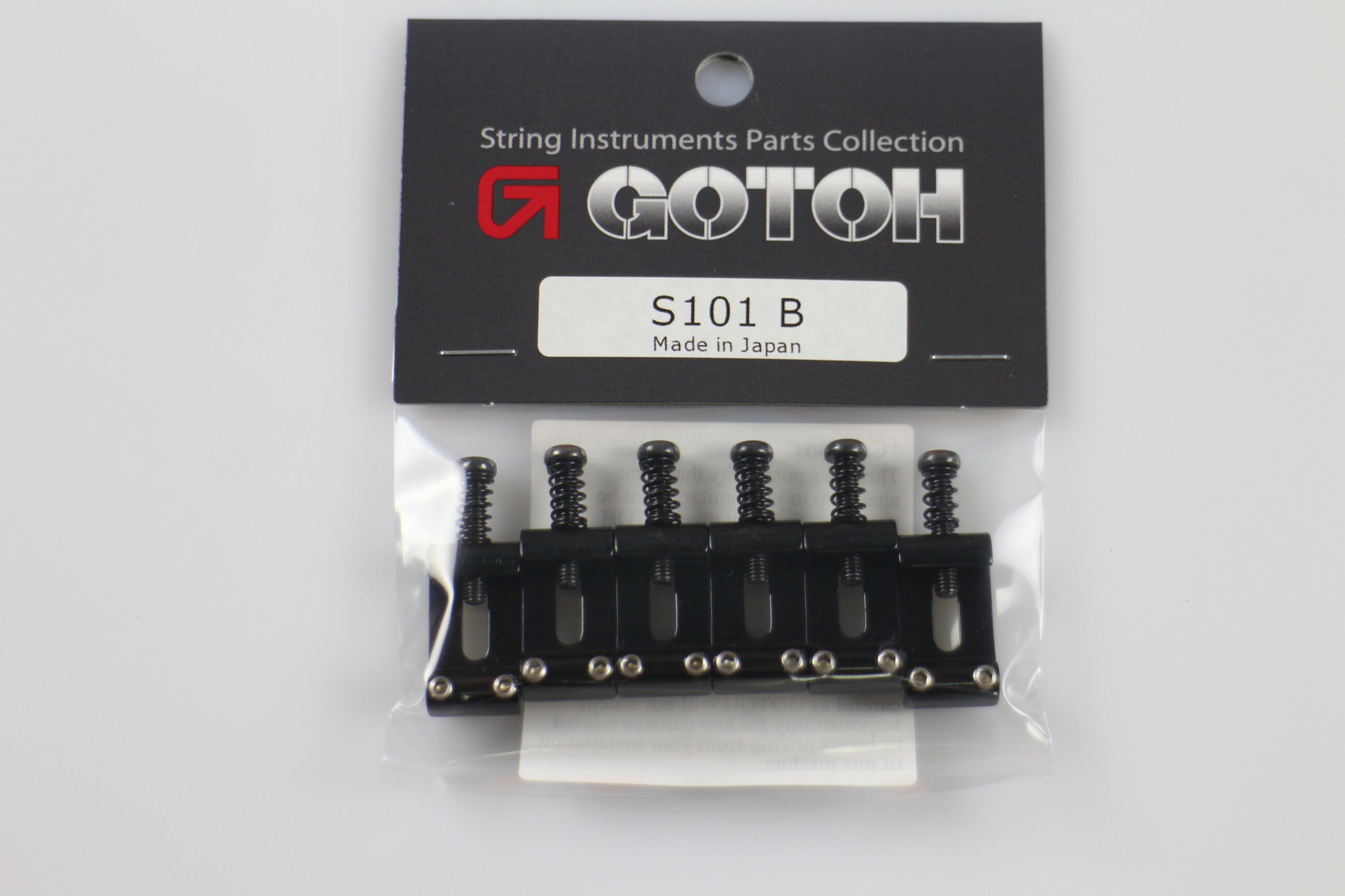 GOTOH S101 набор седел 6 шт. черные