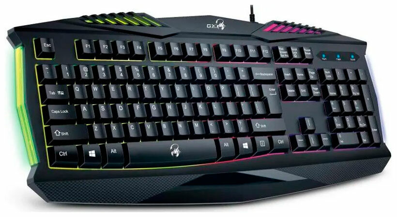 Клавиатура проводная игровая Genius Scorpion K220 черный