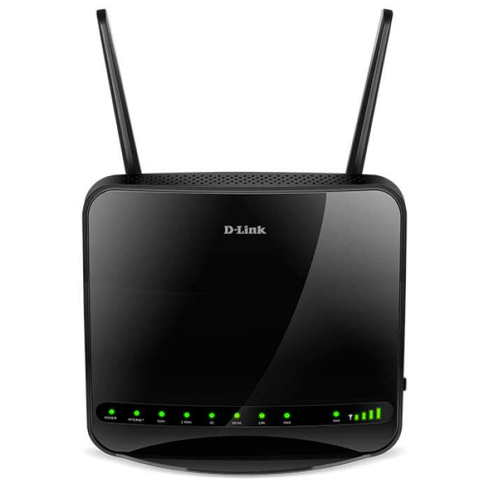 Маршрутизатор D-Link DWR-953, Wireless AC1200 4G LTE Router with 1 USIM/SIM Slot, 1 10/100/1000Base-TX WAN port, 4 10/100/1000Base-TX LAN ports.802.11b/g/n/ac compatible, 802.11AC up to 866Mbps, 802.11n up to 300